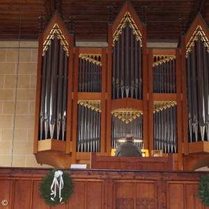 Die Orgel auf der West-Empore